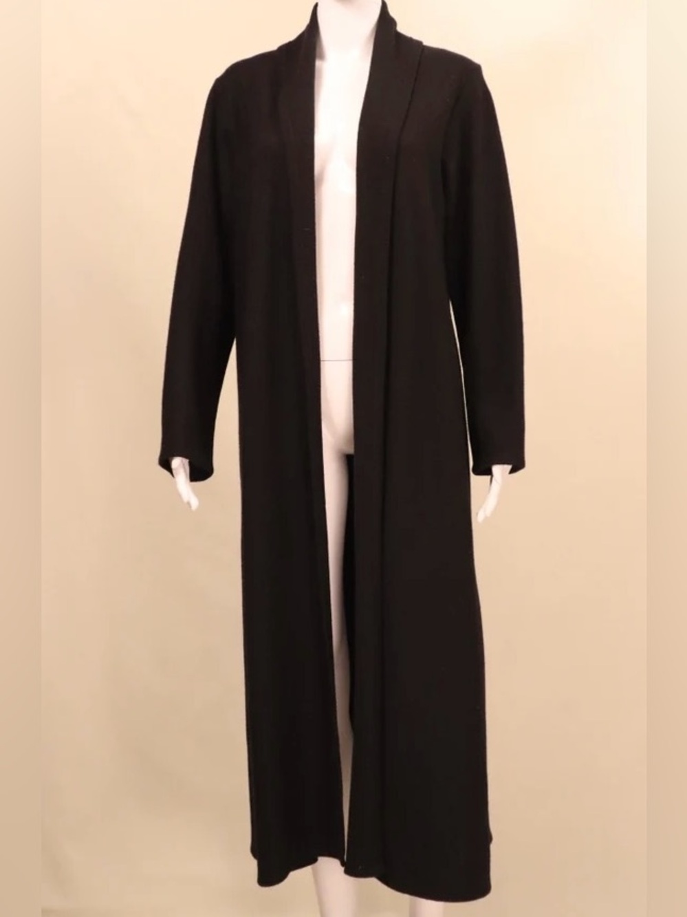 Eileen Fisher long black duster